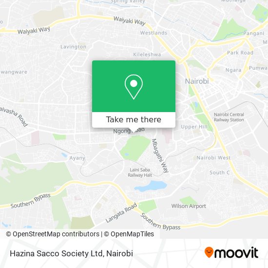 Hazina Sacco Society Ltd map