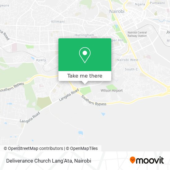 Deliverance Church Lang'Ata map