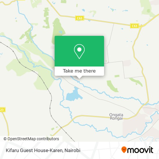 Kifaru Guest House-Karen map