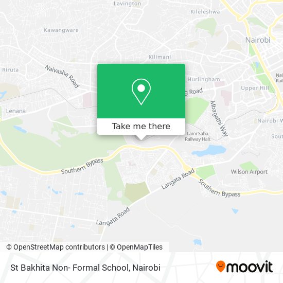 St Bakhita Non- Formal School map