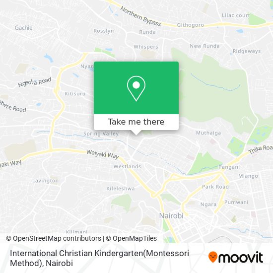 International Christian Kindergarten(Montessori Method) map