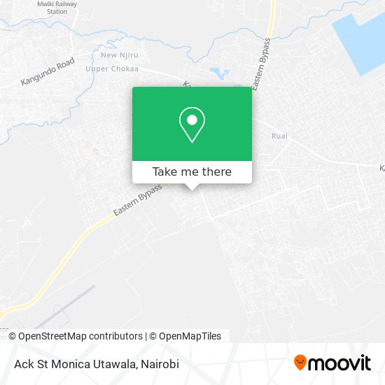 Ack St Monica Utawala map