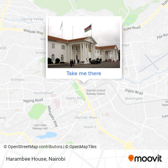 Harambee House map