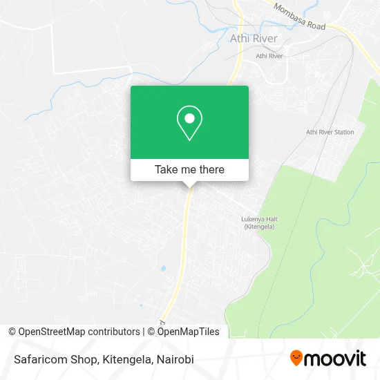 Safaricom Shop, Kitengela map