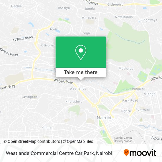 Westlands Commercial Centre Car Park map