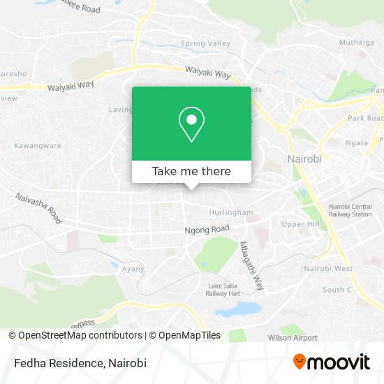 Fedha Residence map