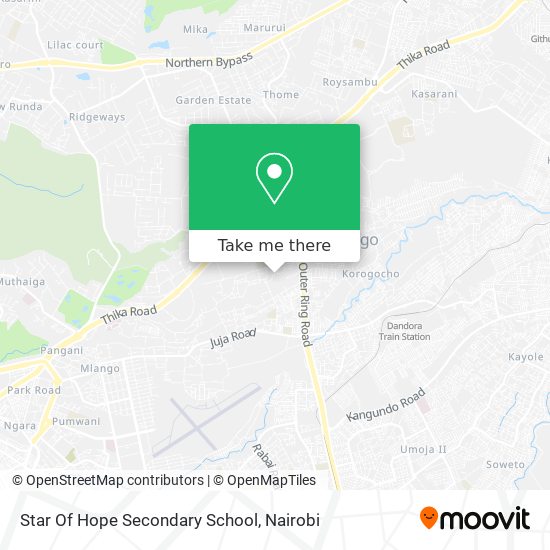 Star Of Hope Secondary School map