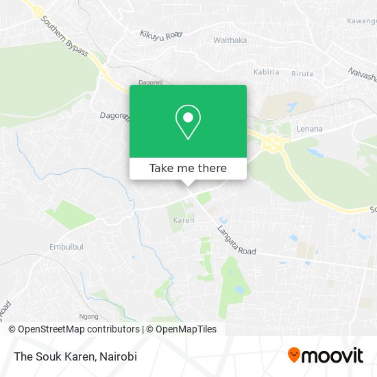 The Souk Karen map