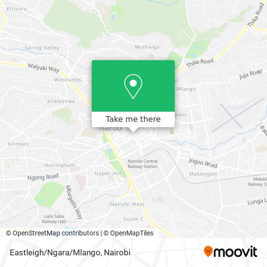 Eastleigh/Ngara/Mlango map