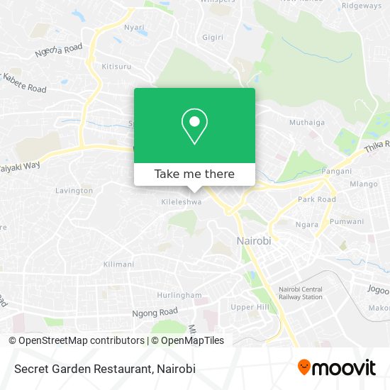 Secret Garden Restaurant map