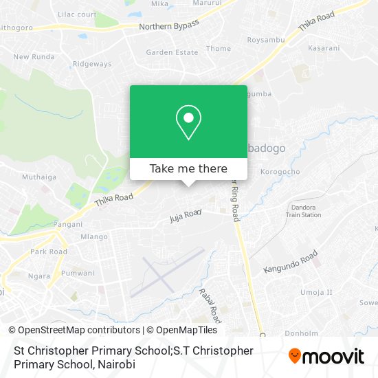 St Christopher Primary School;S.T Christopher Primary School map