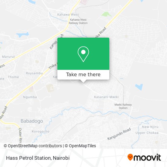 Hass Petrol Station map