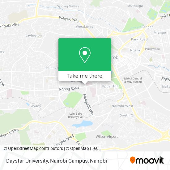Daystar University, Nairobi Campus map