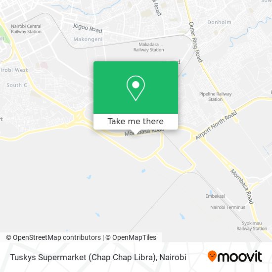 Tuskys Supermarket (Chap Chap Libra) map