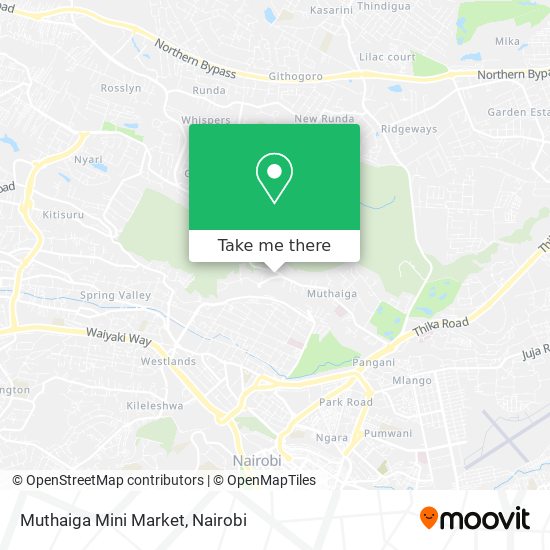 Muthaiga Mini Market map