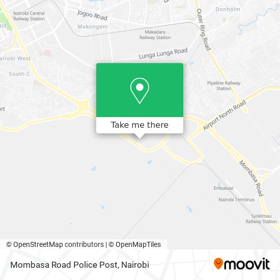 Mombasa Road Police Post map