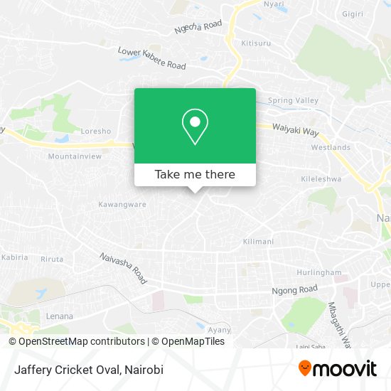 Jaffery Cricket Oval map