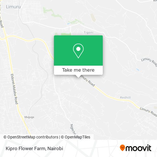 Kipro Flower Farm map