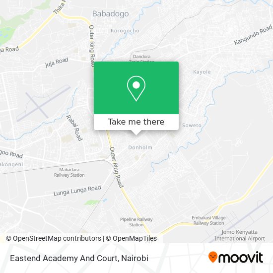 Eastend Academy And Court map