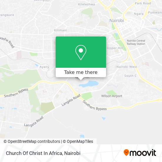 Church Of Christ In Africa map