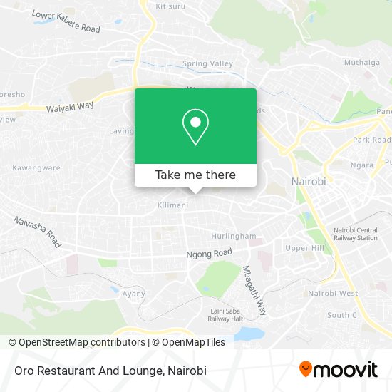 Oro Restaurant And Lounge map