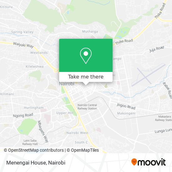 Menengai House map