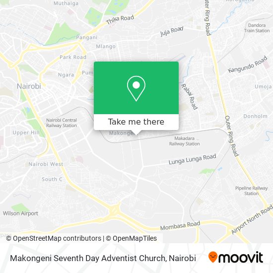 Makongeni Seventh Day Adventist Church map