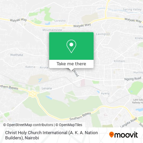 Christ Holy Church International (A. K. A. Nation Builders) map