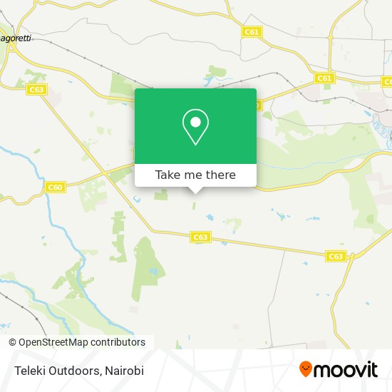 Teleki Outdoors map