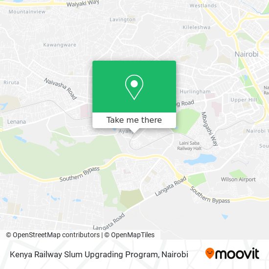 Kenya Railway Slum Upgrading Program map