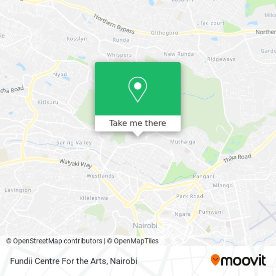 Fundii Centre For the Arts map