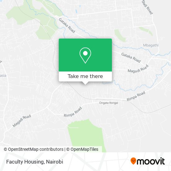 Faculty Housing map