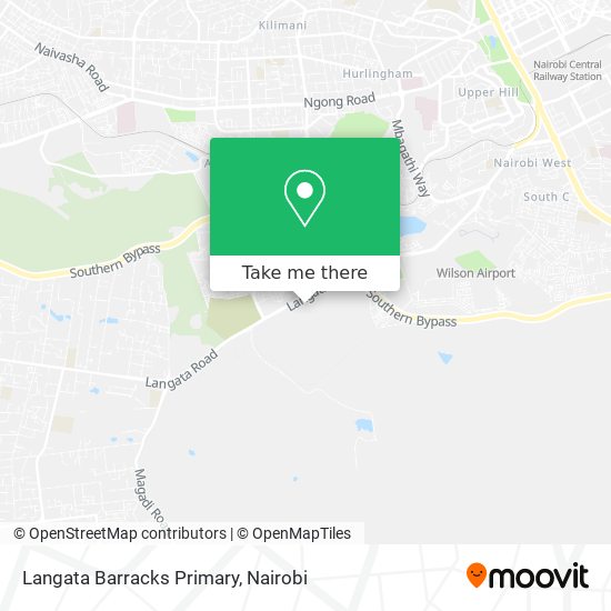 Langata Barracks Primary map
