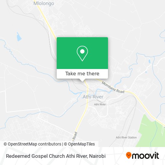 Redeemed Gospel Church Athi River map