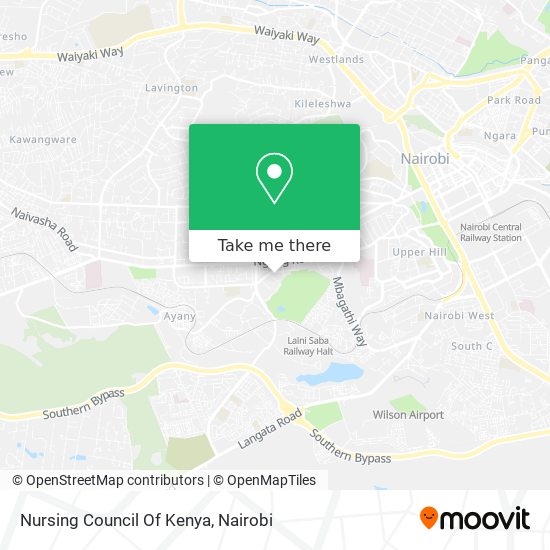 Nursing Council Of Kenya map