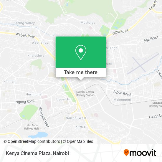 Kenya Cinema Plaza map