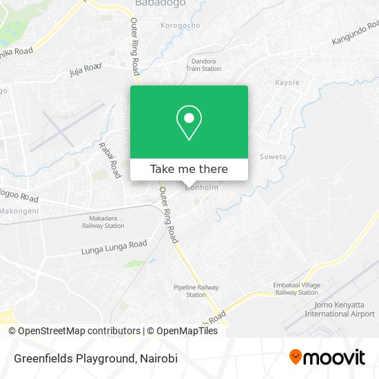 Greenfields Playground map