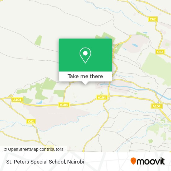 St. Peters Special School map