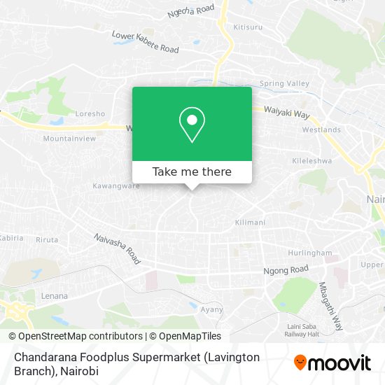 Chandarana Foodplus Supermarket (Lavington Branch) map