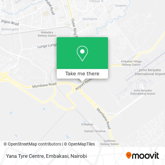 Yana Tyre Centre, Embakasi map