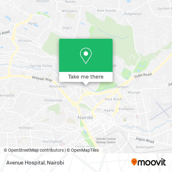 Avenue Hospital map