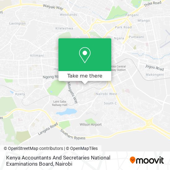 Kenya Accountants And Secretaries National Examinations Board map