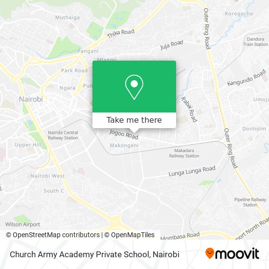 Church Army Academy Private School map