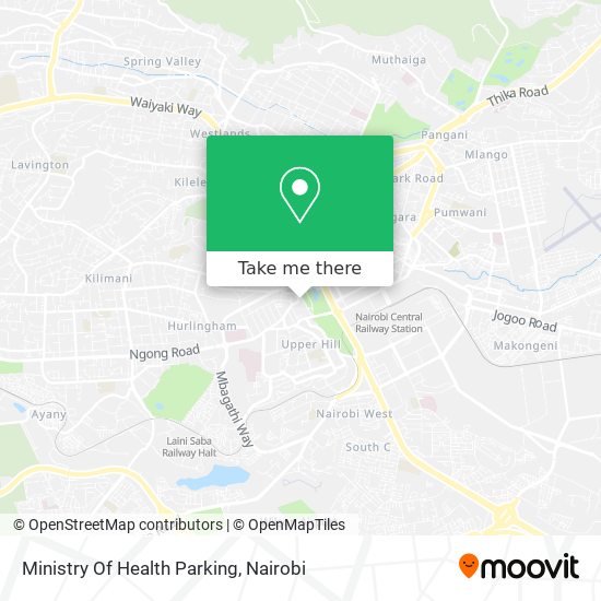 Ministry Of Health Parking map