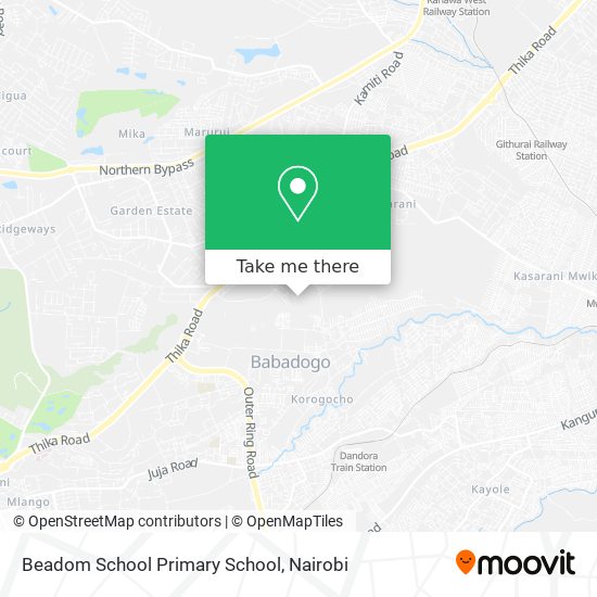 Beadom School Primary School map