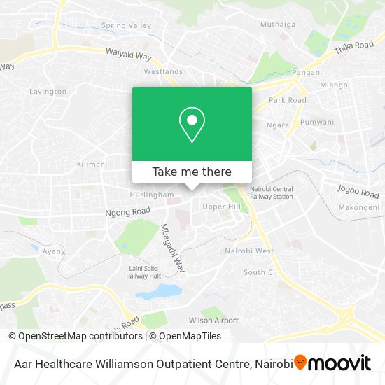 Aar Healthcare Williamson Outpatient Centre map