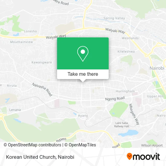 Korean United Church map