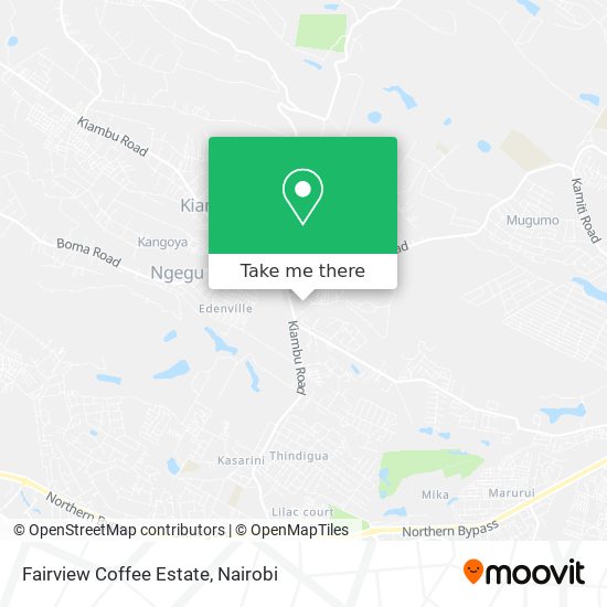 Fairview Coffee Estate map