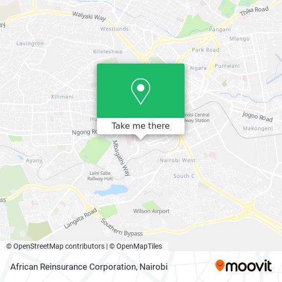 African Reinsurance Corporation map