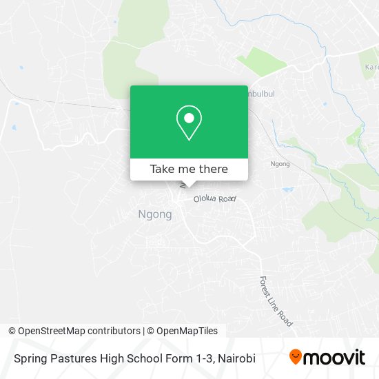Spring Pastures High School Form 1-3 map